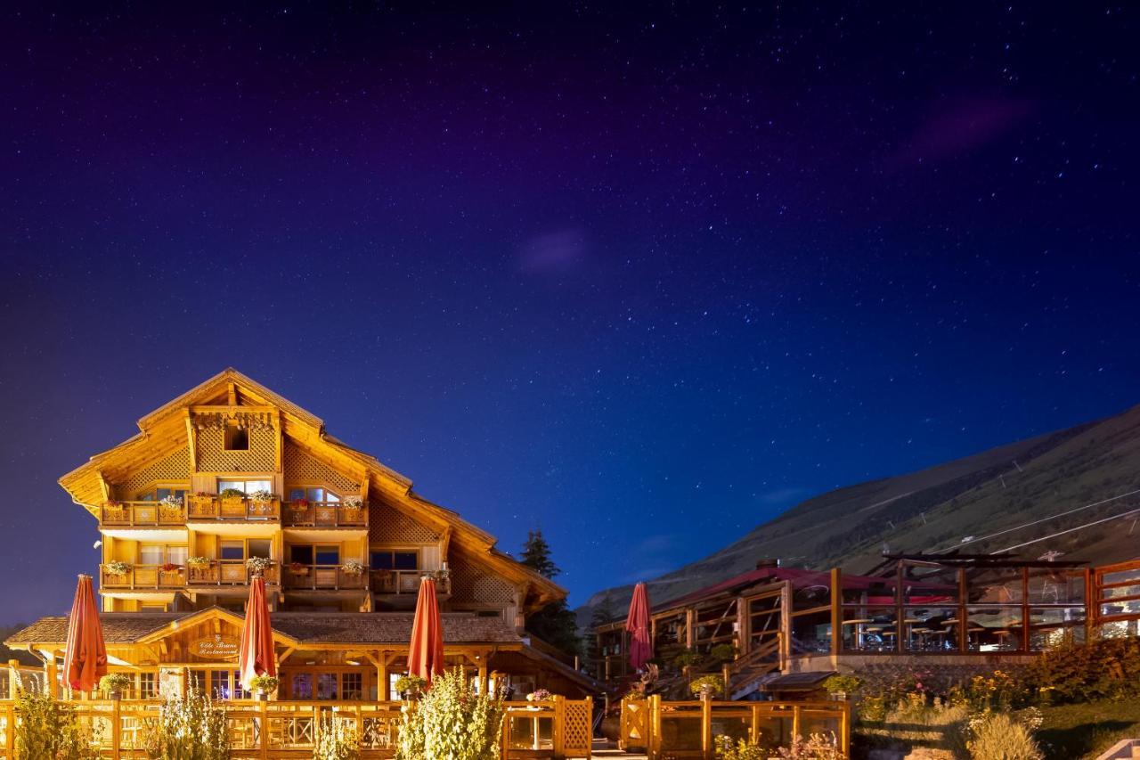 Hotel Cote Brune Les Deux Alpes Exterior foto